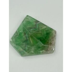 Green Fluorite Polished Freeform Slab Crystal Gemstone Display Paperweight Decor
